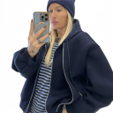 giubbino felpa con doppia zip fun